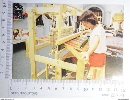 PINEROLESE (Pinerolo) Artigianato del Pinerolese : la tessitura / métier à tisser tisserand Hand loom