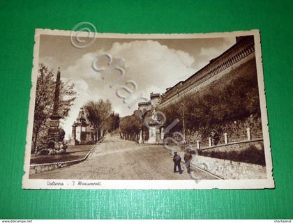 Cartolina Volterra - I Monumenti 1940