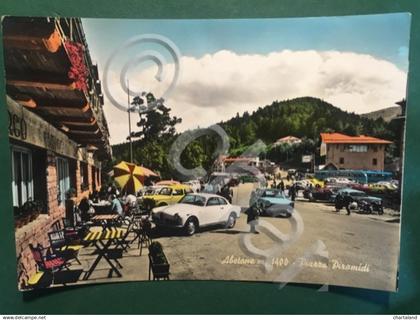 Cartolina Abetone m.1400 Piazza Piramidi - 1962