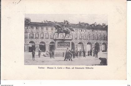 Torino - Piazza S. Carlo e Mon. ad Emanuele Filiberto