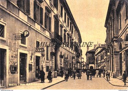 RIETI: Via Garibaldi   1955