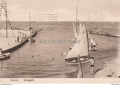 RIMINI - Spiaggia 1938
