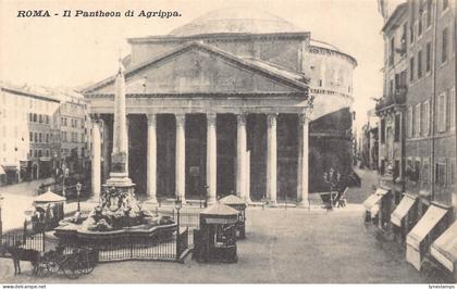 A650 Italy Roma Rome Il Pantheon di Agrippa vintage postcard