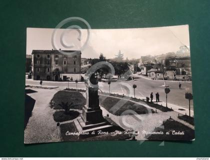 Cartolina Campagna Di Roma - Via Roma E Monumento Ai Caduti - 1958