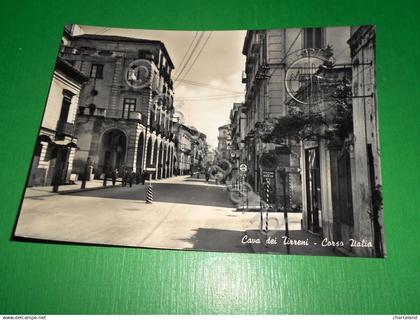 Cartolina Cava de' Tirreni - Corso Italia 1958
