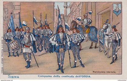 SIENA: comparsa della Contrada dell'  "Onda" -  edit. Corsi & Guerrini