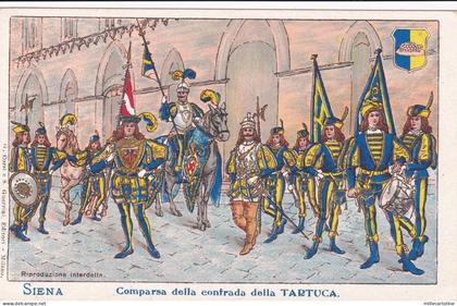 SIENA: comparsa della Contrada della "Tartuga" -  edit. Corsi & Guerrini