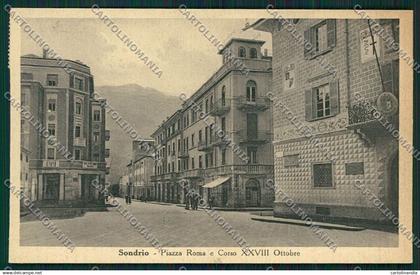 Sondrio città cartolina QQ7407