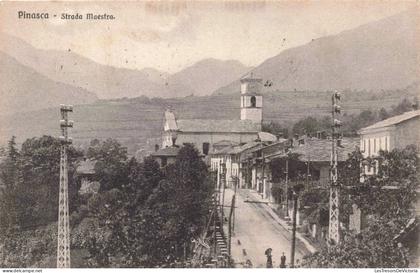 [-10%] ITALIE - Piémont - Turin - Pinasca - Strada Maestra -  Carte postale ancienne