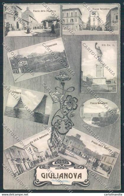 Teramo Giulianova cartolina MQ0080