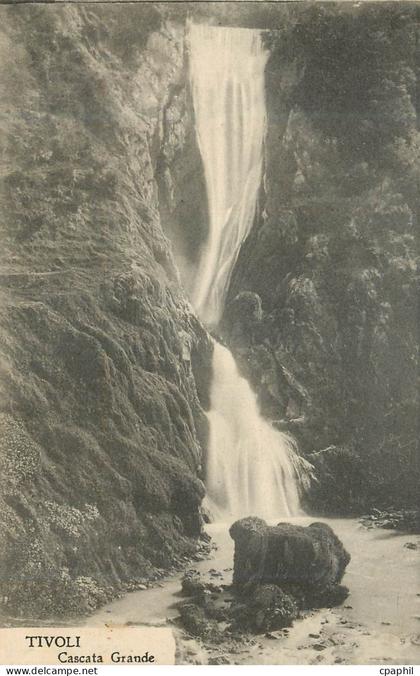 CPA Tivoli Cascata Grande