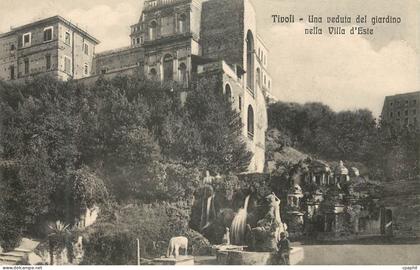 CPA Tivoli Une Veduta del giardino