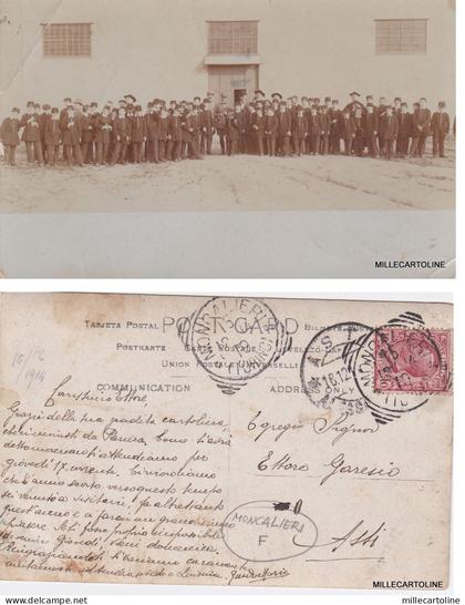 # MONCALIERI - fotocartolina    1914