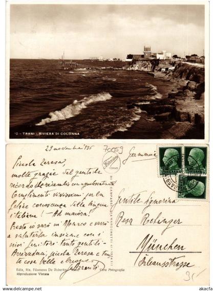 CPA TRANI Riviera di Colonna ITALY (531518)