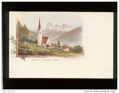 st jacob langkofel gröden  édit. B.J.    précurseur