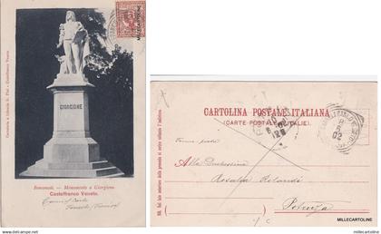 # CASTELFRANCO VENETO: Benvenuti - MONUMENTO A GIORGIONE 1902