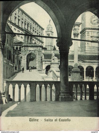 CPA Udine Salita al Castello