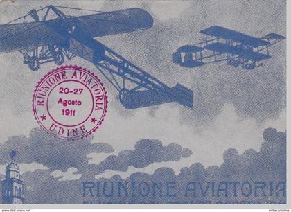 # UDINE: RIUNIONE AVIATORIA DEL 1911- (riproduzione del 1946)