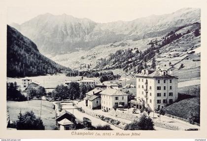Cartolina - Champoluc - Moderne Hotel - 1920 ca.