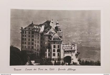 Cartolina - Varese - Campo dei Fiori - Grande Albergo - 1950 ca.