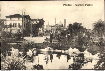 CPA Padova Padua Veneto, Giardini Pubblici