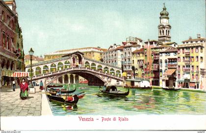 Italia - Italie - Italy - Venice - Venezia - Ponte di Rialto - CPA