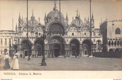 Italy Venezia Venice Chiesa S Marco Church postcard B789