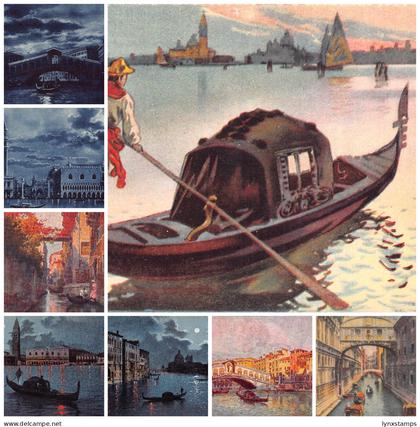 L494 Italy Venice Venezia lot of 8 vintage postcards