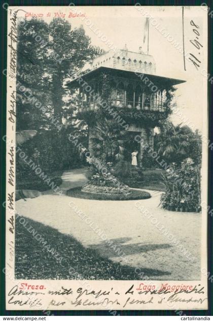 Verbania Stresa cartolina QZ1976