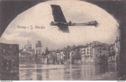 VERONA: S. Giorgio - ricordo dei concorsi aerei di Verona (fotomontaggio)