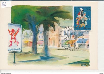 VIAREGGIO - CARNEVALE 1981  ILLUSTRATORE  UBERTO BONETTI