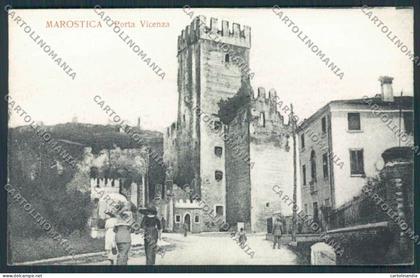 Vicenza Marostica Porta Vicenza cartolina BB8378