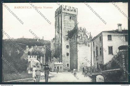 Vicenza Marostica Porta Vicenza cartolina BB8378