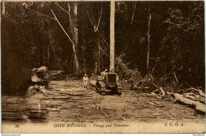 Cote d Ivoire - Tirage par Traacteur