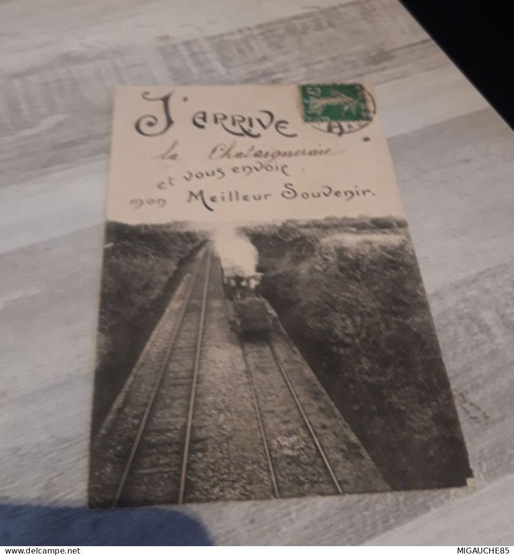 J'arrive  à    LA CHATAIGNERAIE