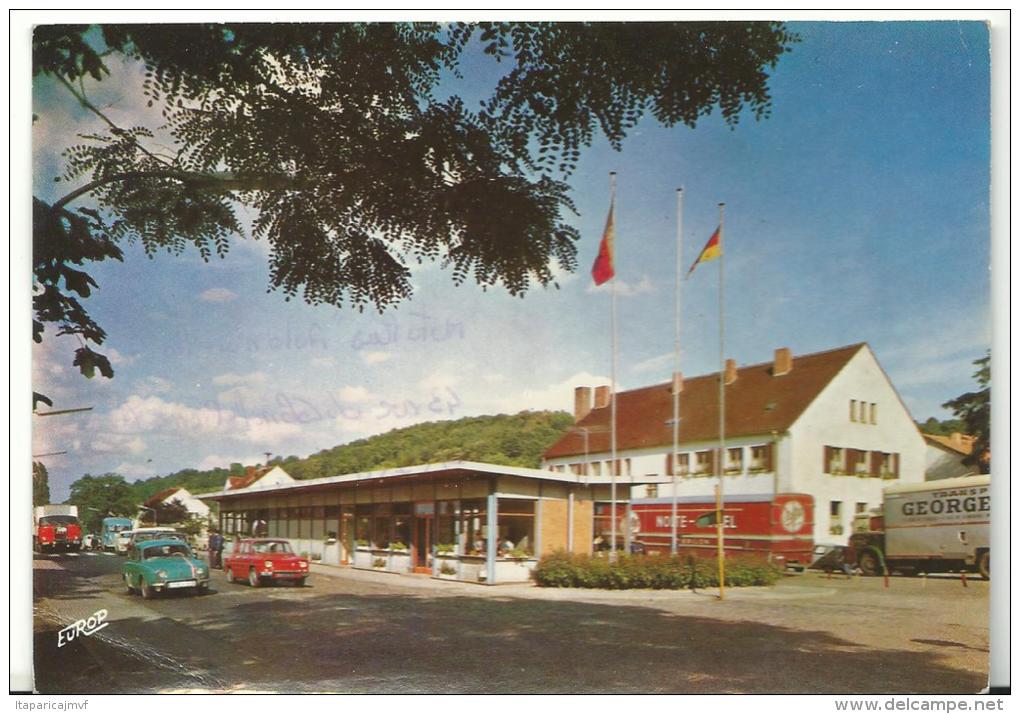 J : moselle  :   BREME - D ' OR  : vue  poste  frontière  (  voiture - camion )