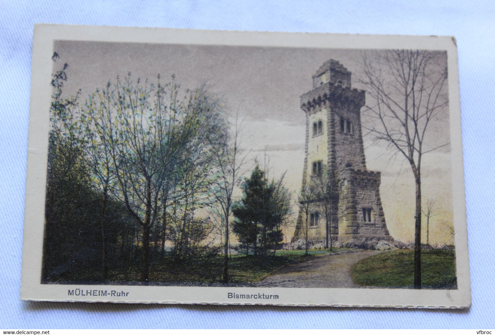 J252, Cpa 1925, Mulheim Ruhr, bismarckturn, Allemagne