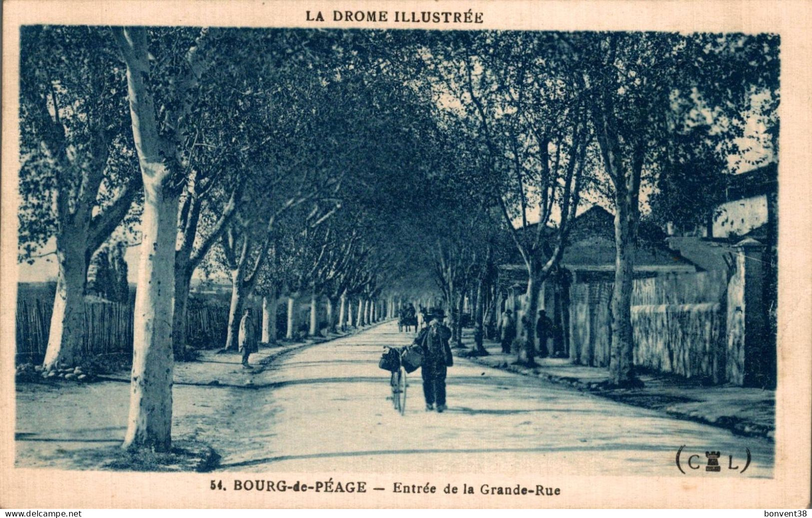 J2707 - BOURG de PÉAGE - D26 - Entrée de la Grande Rue
