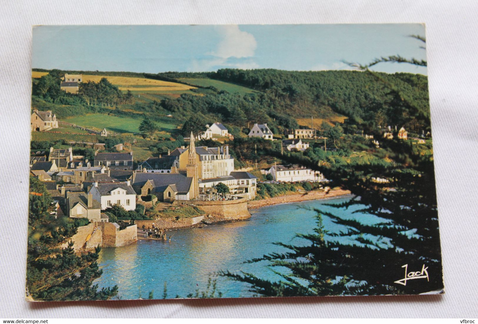 J583, Cpm 1969, Saint Michel en Grève, l'église, Cotes d'Armor 22