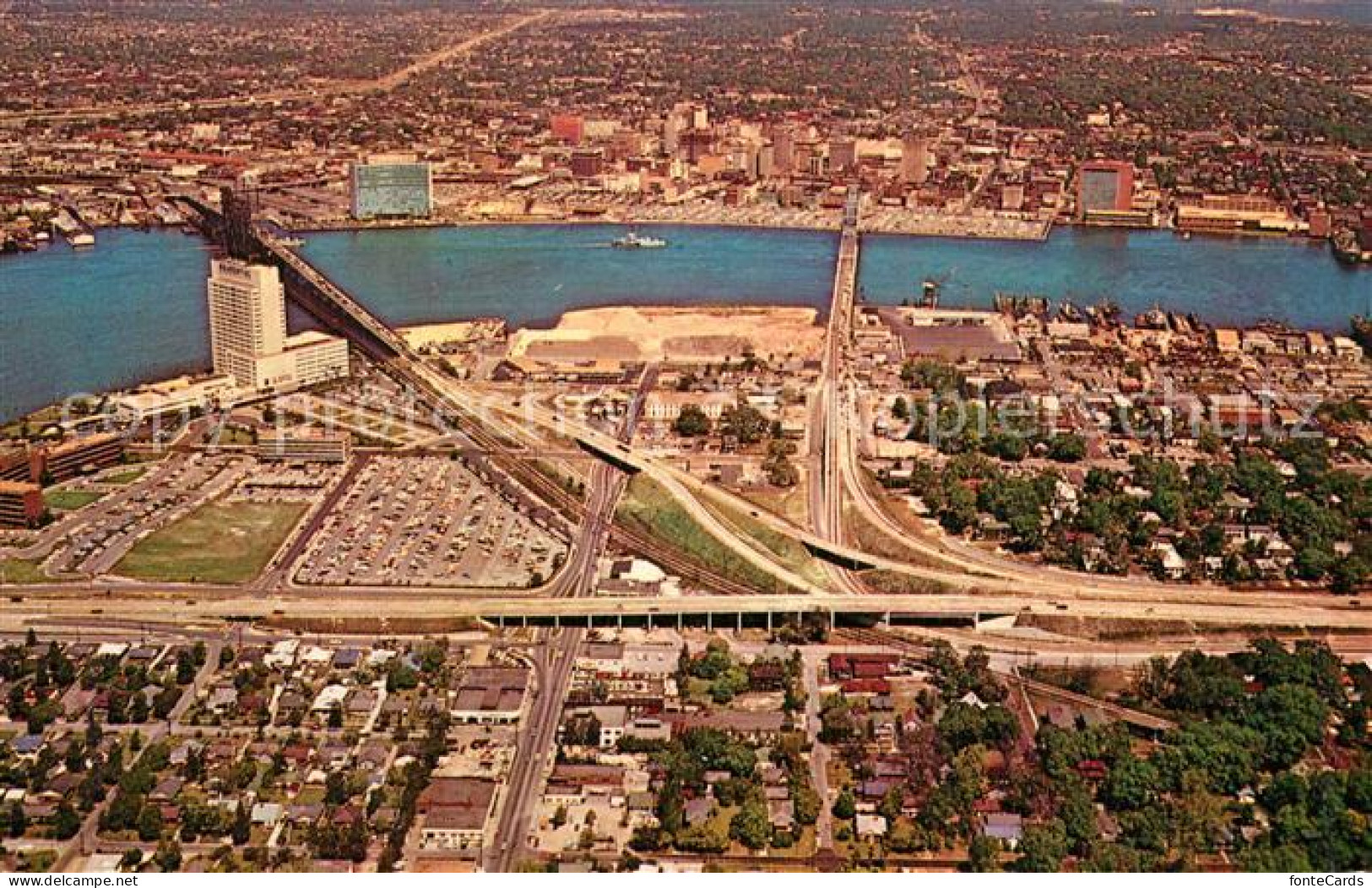 Jacksonville Florida Fliegeraufnahme Expressway