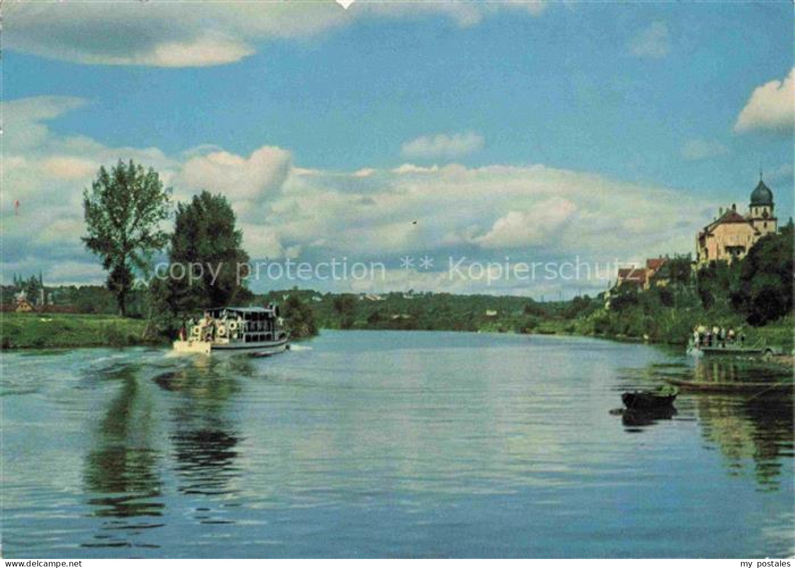 Jagstfeld Bad Friedrichshall BW Partie am Neckar Fahrgastschiff