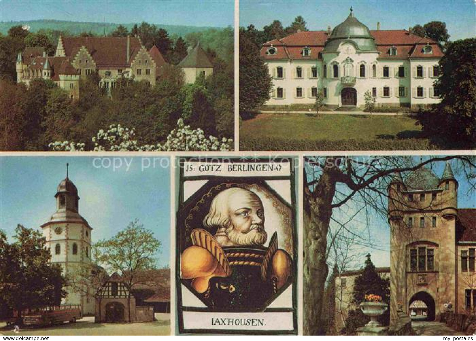 Jagsthausen Heilbronn Teilansichten Schloss Goetz Berlingen