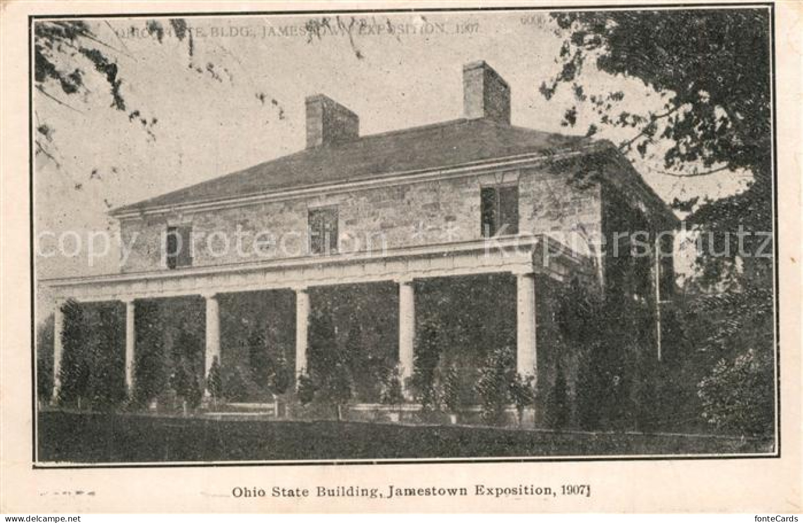 Jamestown Ohio Exposition 1907 Ohio State Building