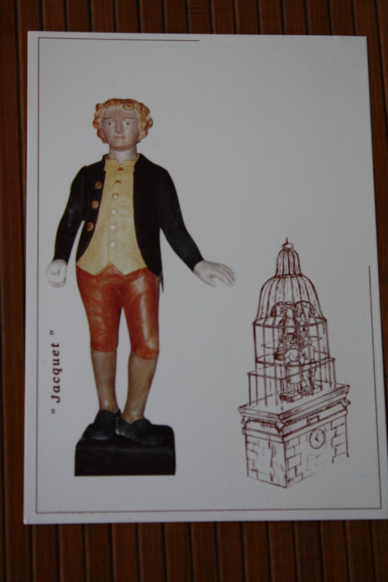 "JAQUET"JACQUEMARD La Tour du Jacquemard "à Lambesc (13).Ancien rempart surplombé parCampanile Habité de 4 Personnages