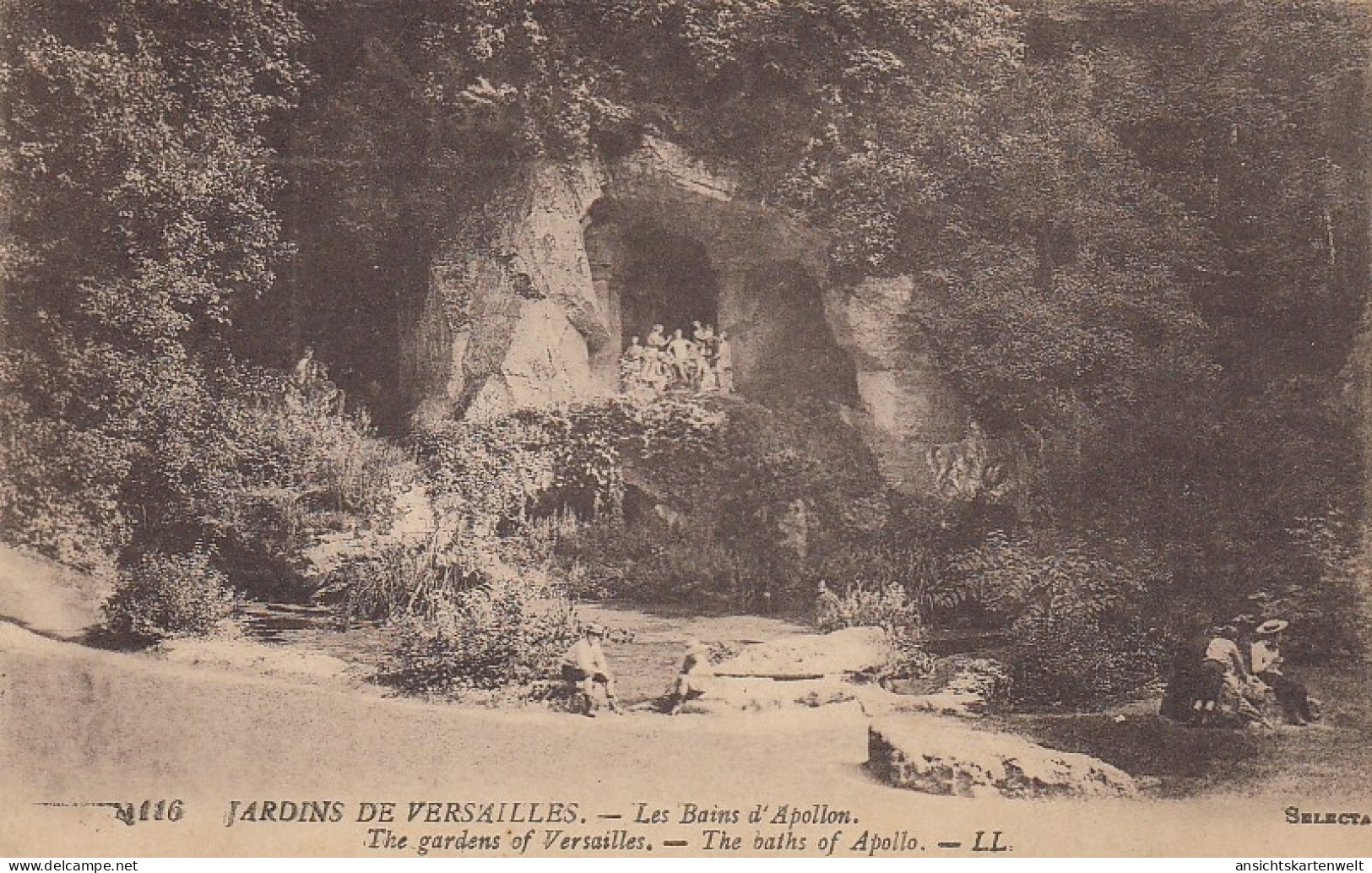 Jardins de Versailles Les Bais de Apollon ngl #D3941