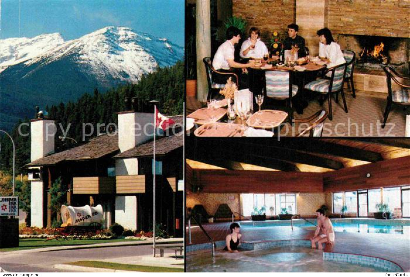 Jasper Alberta Motor Lodge Gastraum Hallenbad