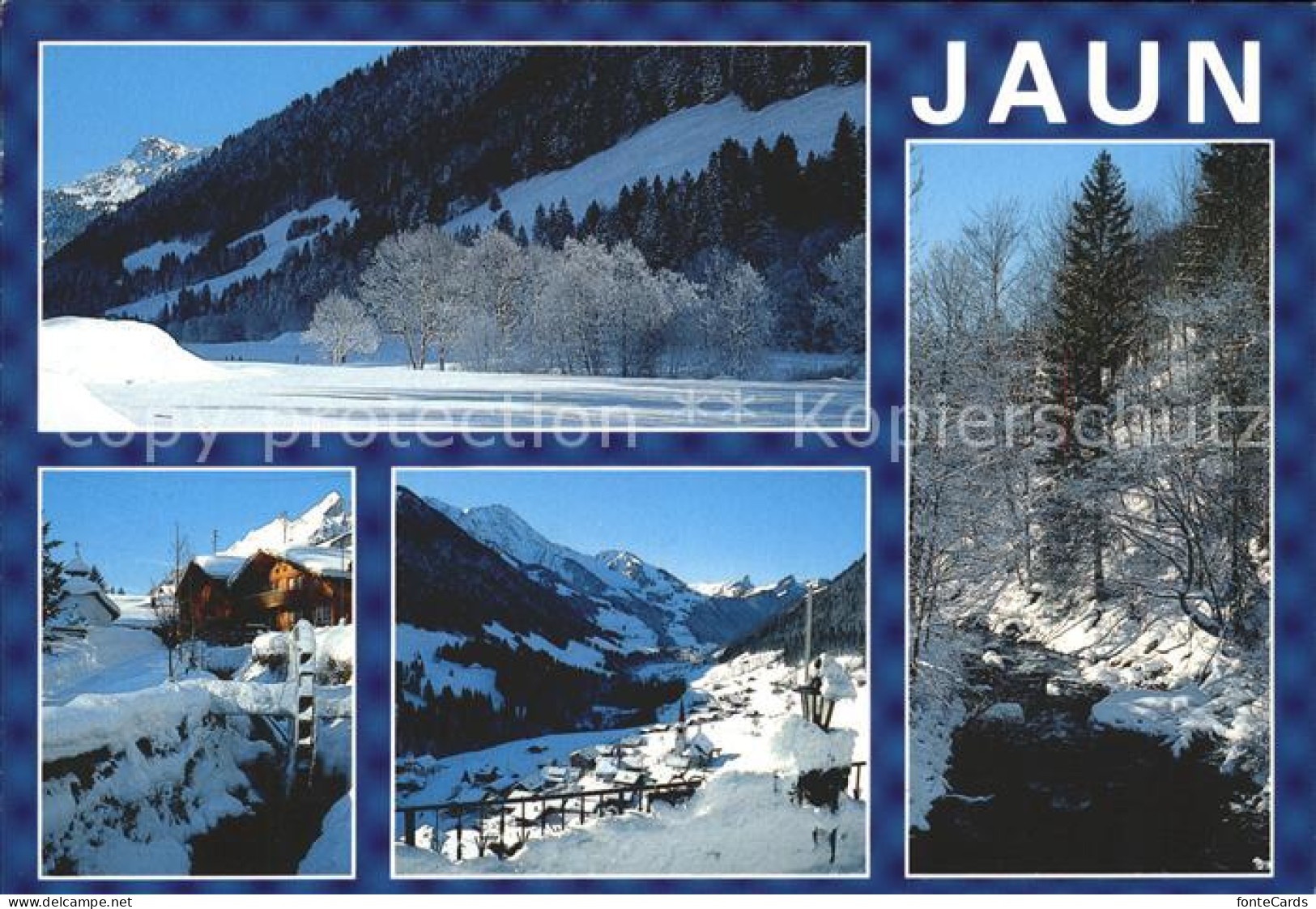 Jaun Boltigen Landschaften Teilansichten