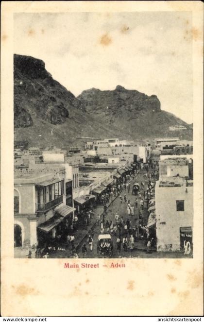 CPA Aden Jemen, Hauptstraße