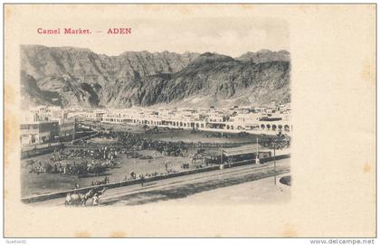 ( CPA ASIE )  YÉMEN  /  ADEN  -  Camel Market  -