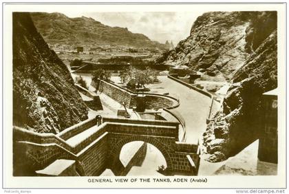 Jemen, Aden, General View of the Tanks, ca. 40er Jahre